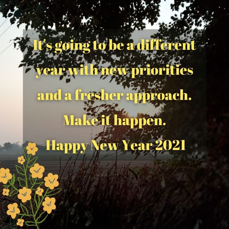 Happy New Year wishes 2021